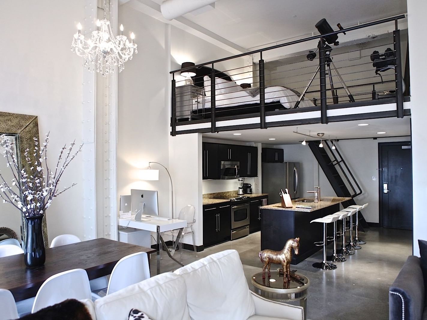 Interior of Penthouse Unit Q at The Mayo Hotel