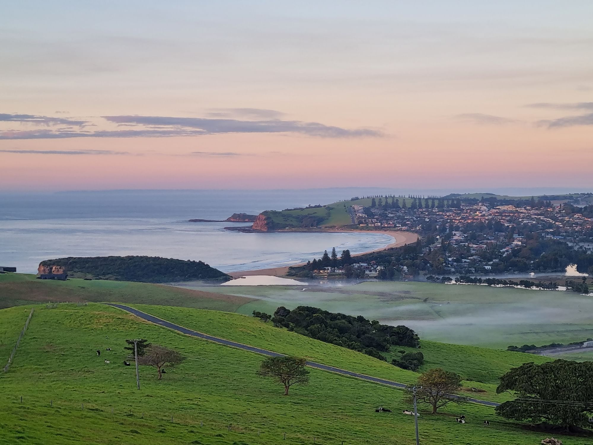 Aerial view of Illawarra Markets near Mercure Gerringong