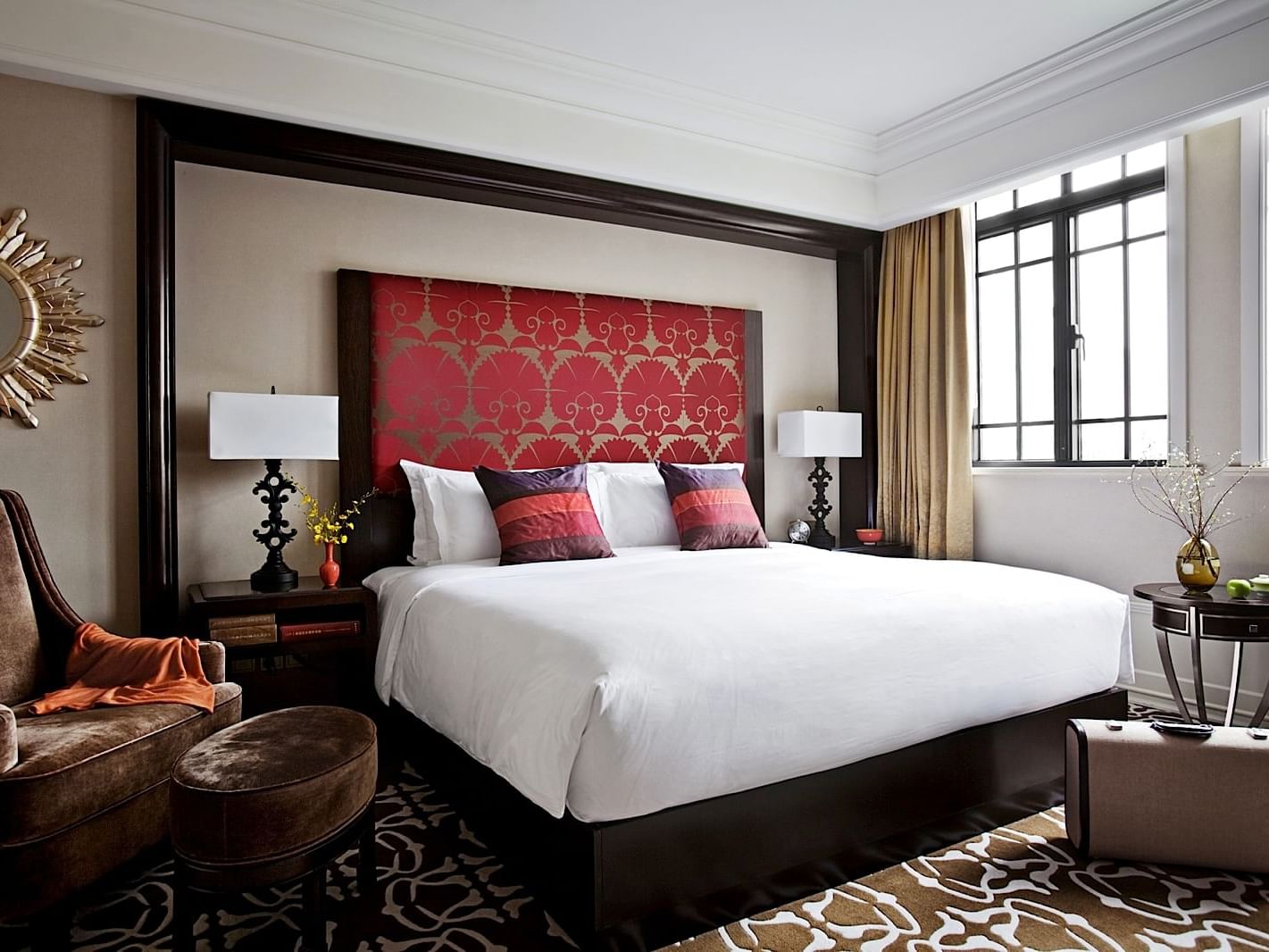 Shanghai Grand bedroom with king bed at Yangtze Boutique Hotel
