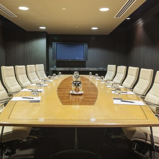 Prepared  meeting room at the pullman melbourne on the park 