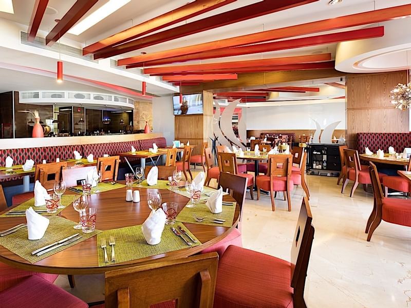 Dining area at Carnivore Restaurant in Mundo Imperial