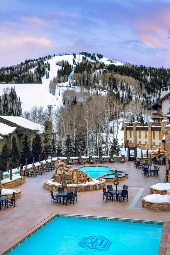 Stein Eriksen Lodge Outdoor Pools and Hot Tubs