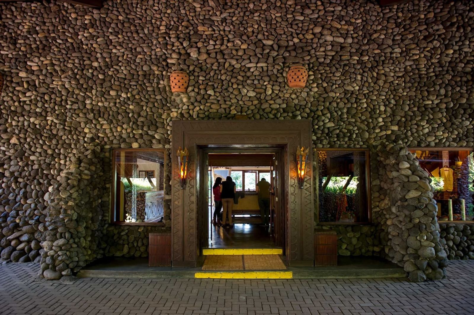 The Hotel Entrance of Ngorongoro Serena Safari Lodge