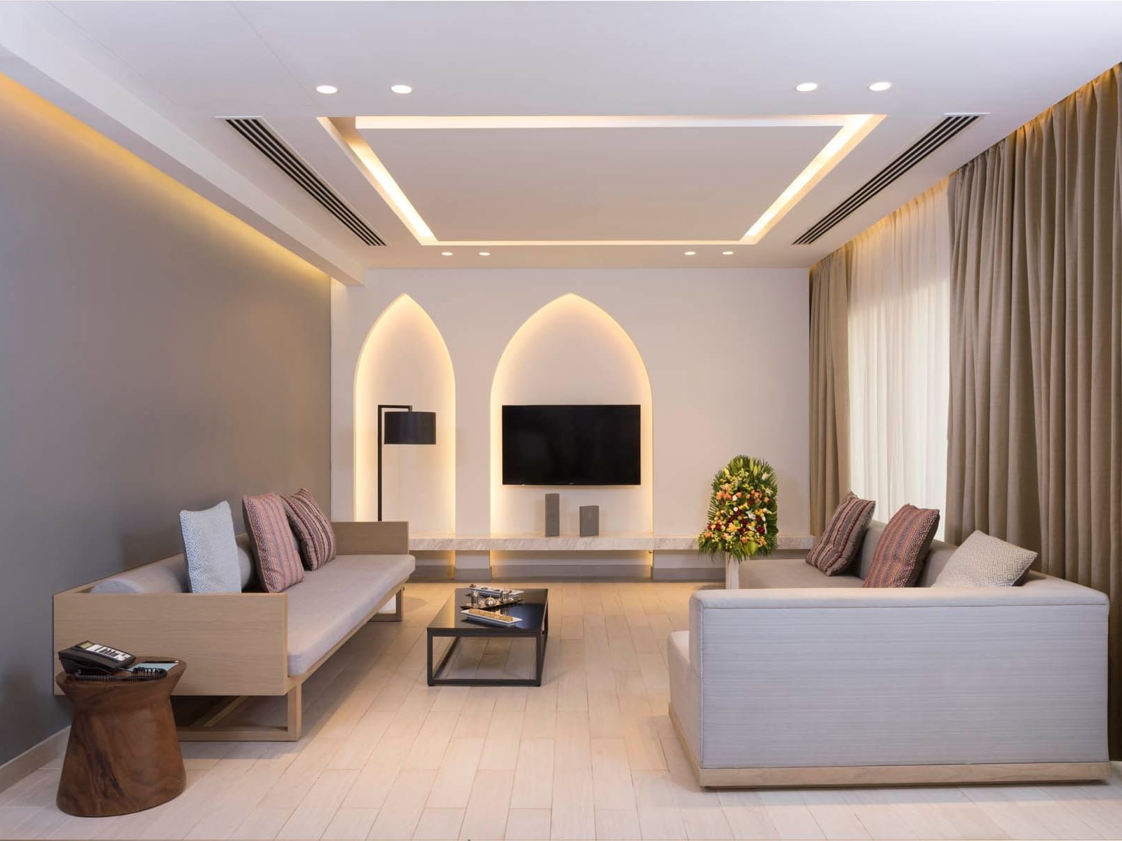 EXECUTIVE VILLA living area in Sealine Beach Resort