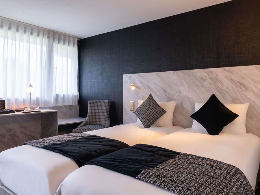 Twin Beds in Executive suite at Hotel Rennes South Chantepie