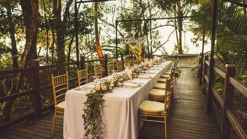 Elegant dining at events at Pullman Port Douglas sea temple resort and spa