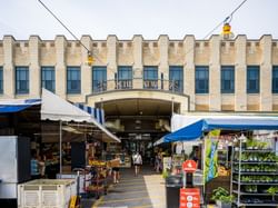 Atwater Market & Lachine Canal near Ruby Foo's Hotel