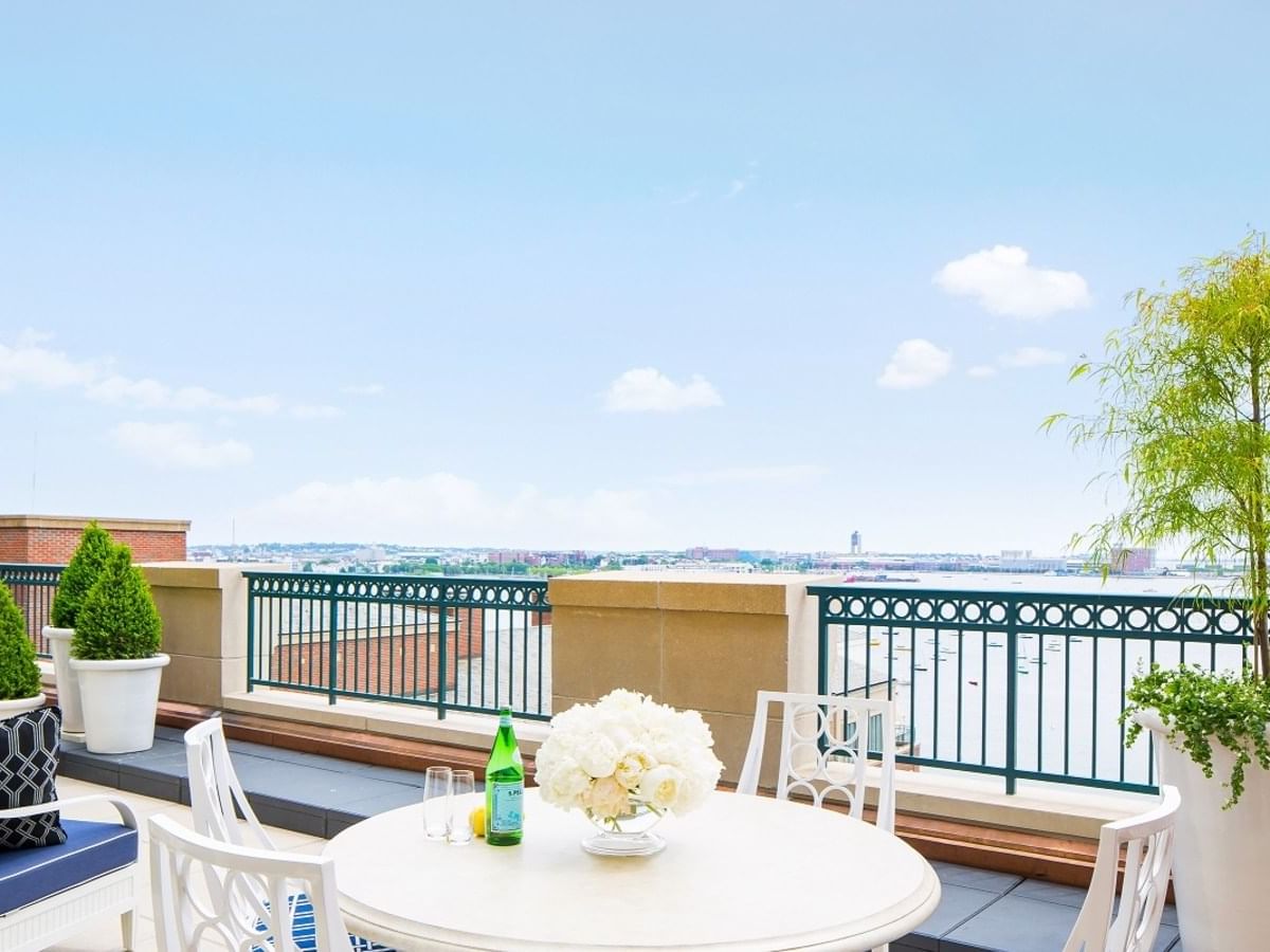 The newest and luxurious suite of the Boston Harbor Hotel