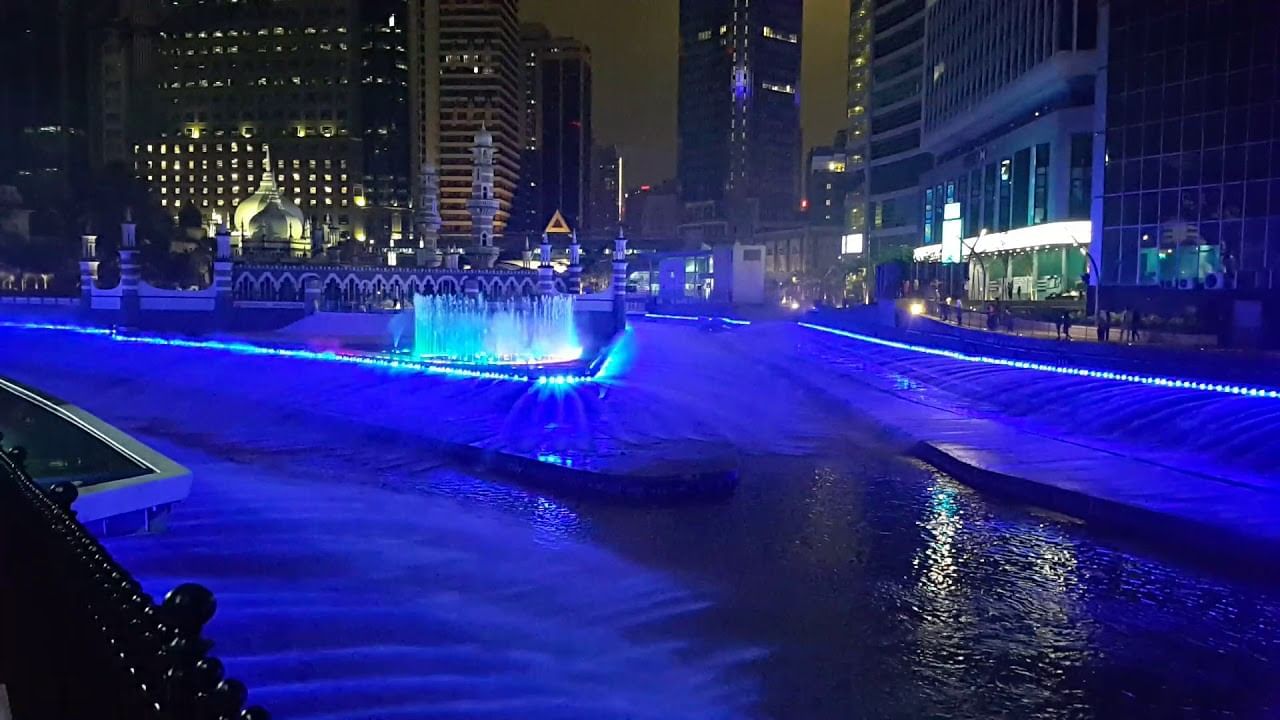 Illuminations of River of Life near Sunway Lagoon