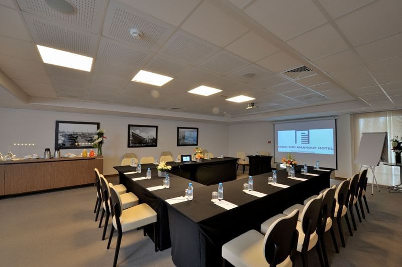 Meeting room at Kenzi Sidi Maarouf Hotel in Casablanca, Morocco