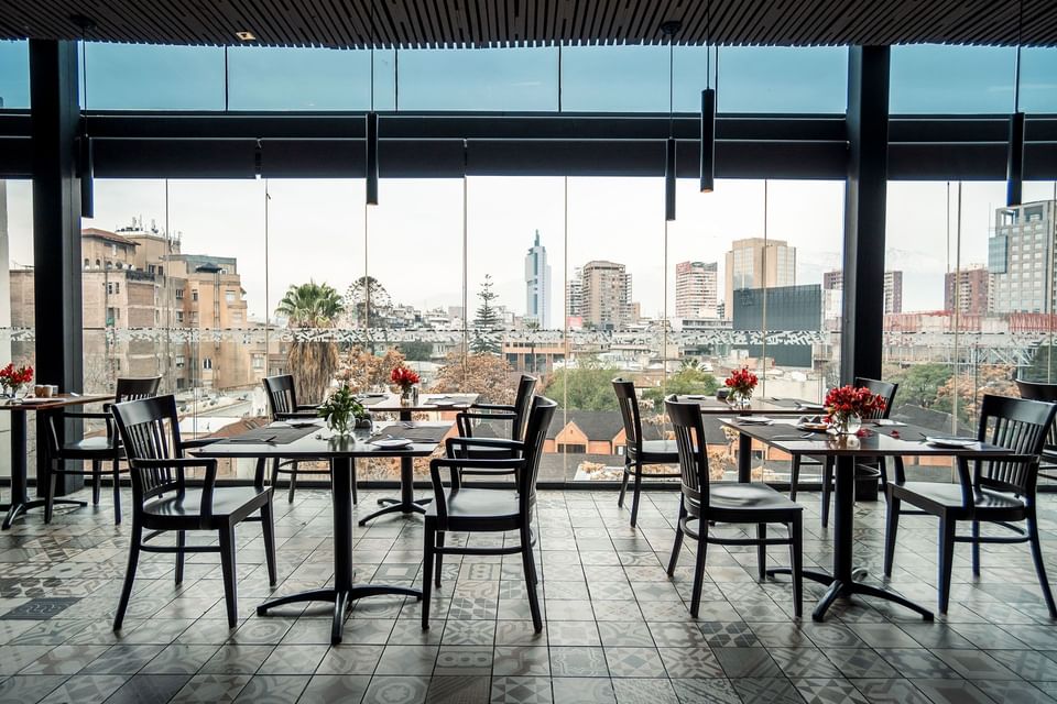 Restaurant at Hotel Cumbres Lastarria in Santiago, Chile