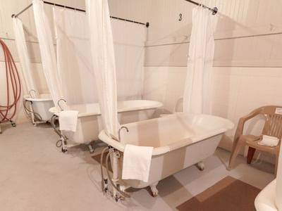 Bathtubs in Hot Springs/Bathhouse at Carson Hot Springs Resort