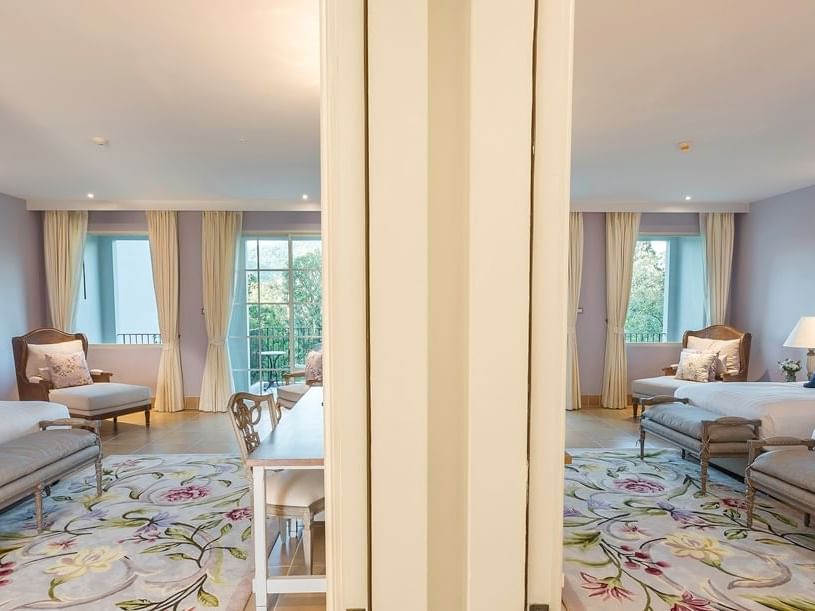 Elegant Deluxe Family Connecting room at U Hotels and Resorts