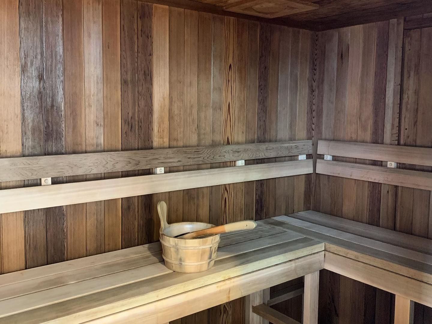 Sauna area at at The Sebel Quay West Suites Sydney