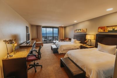 Interior of cozy Standard Deluxe at Hotel Coral y Marina