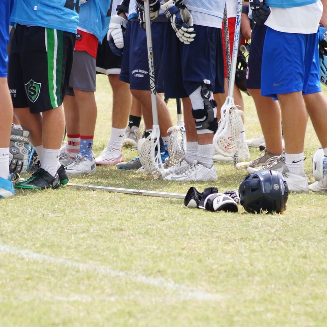 Knee Level shot of a Classic Lacrosse team near Peaks Resort