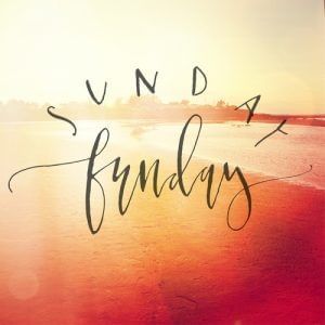 A poster of Sunday Funday at Rosen Inn Universal