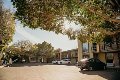 Exterior view of the hotel car park at Araiza Hotel Calafia