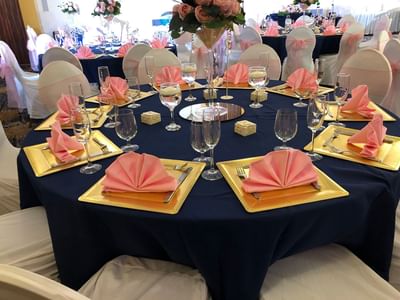 Meeting table of Grand Savannah Suite at Pegasus Hotel Guyana