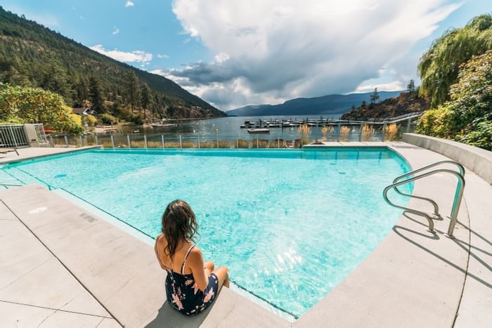 South bay infinity pool at Outback Lakeside Vacation Homes
