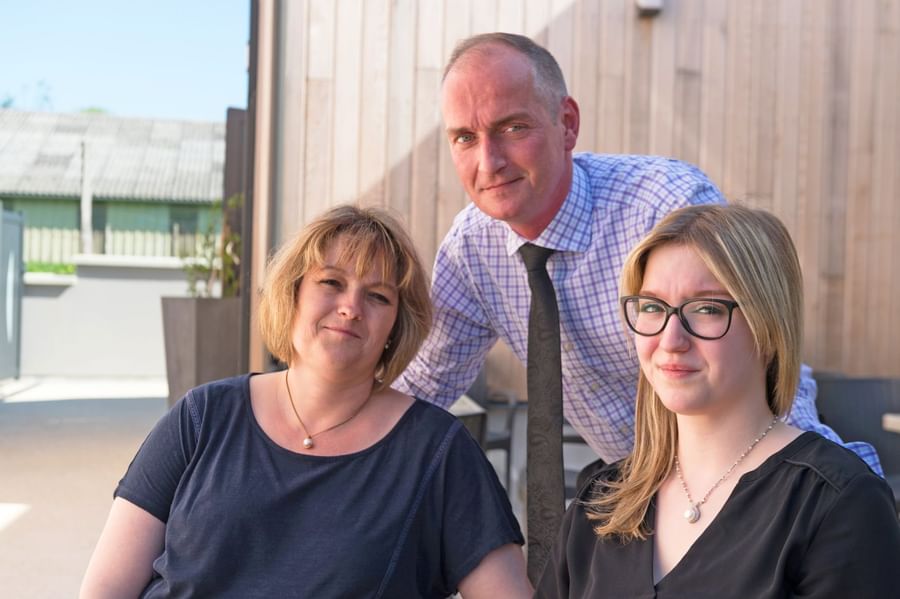 Portrait of 3 staff members working at The Originals Hotels