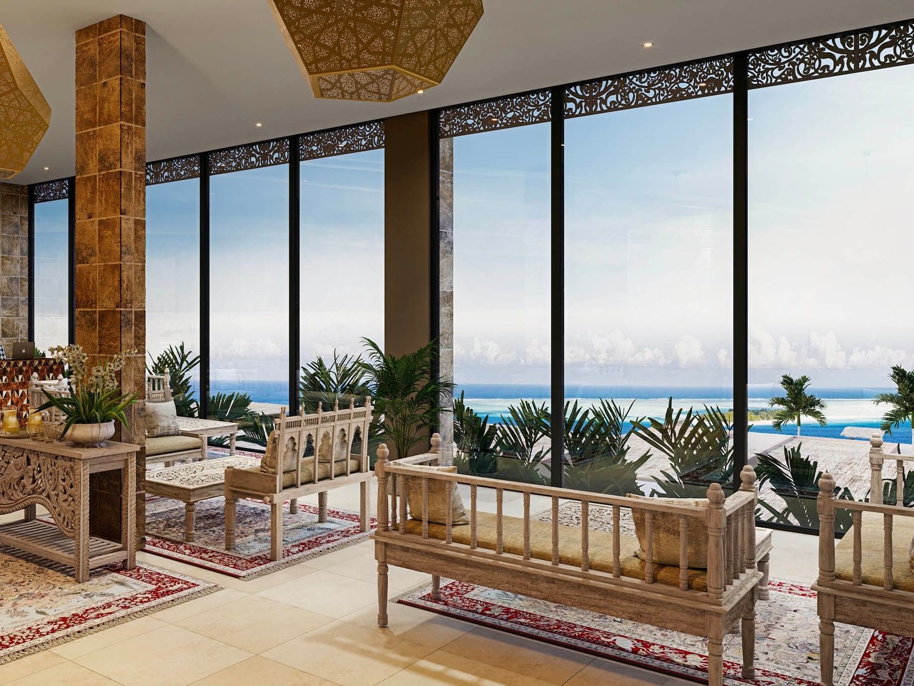 Atoll Lounge & Bar at Shah Palace Zanzibar