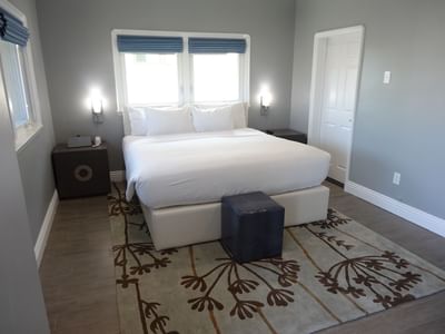 view of king bedroom suite