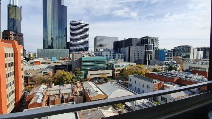 UniLodge D2 View from your apartment balcony