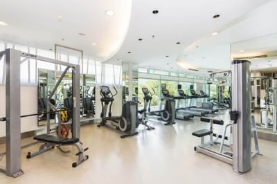 Fully Equipped Gymnasium at Chatrium Hotel Riverside Bangkok