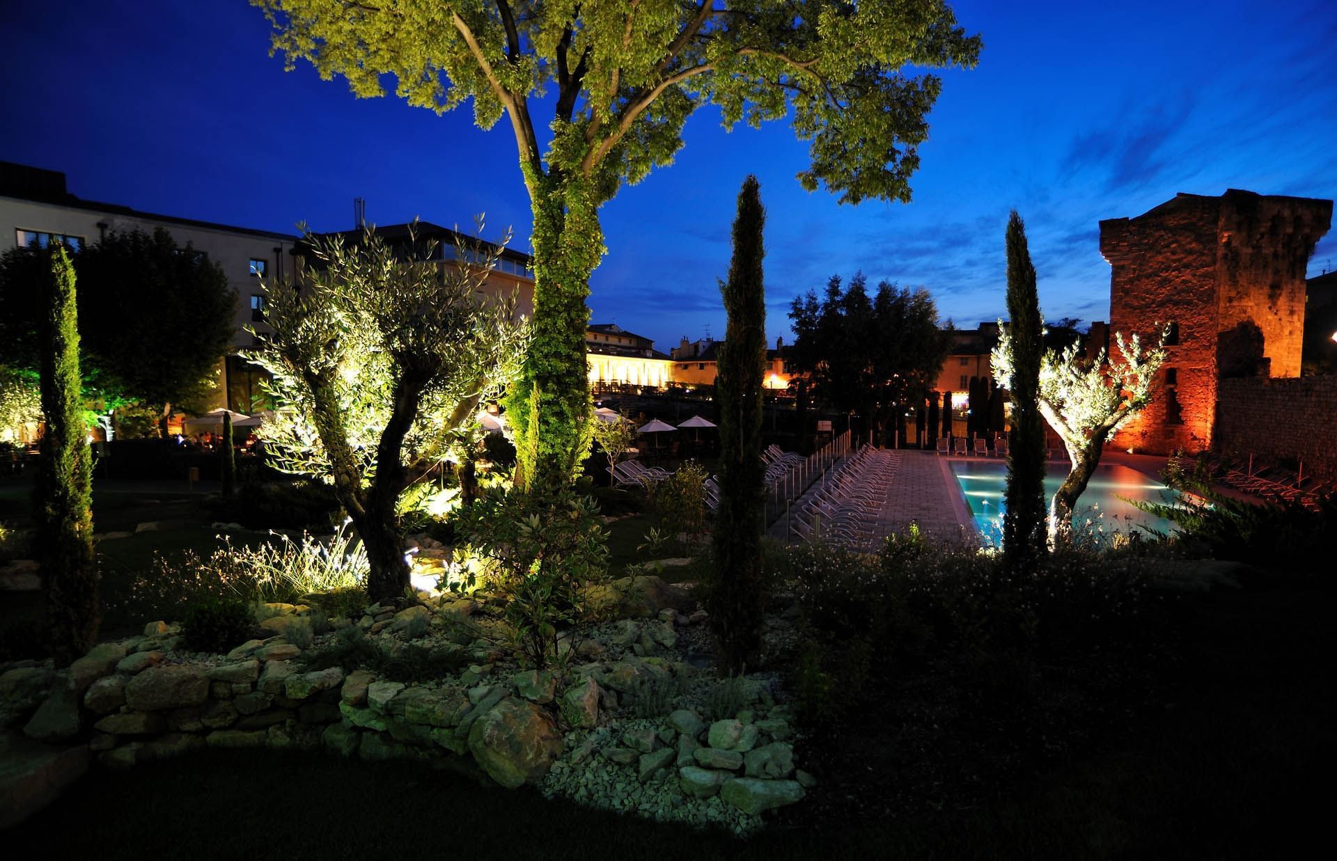 Jardin la nuit