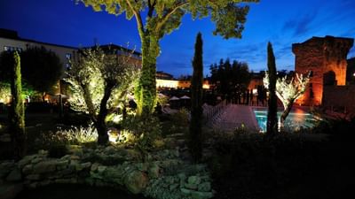 Jardin la nuit