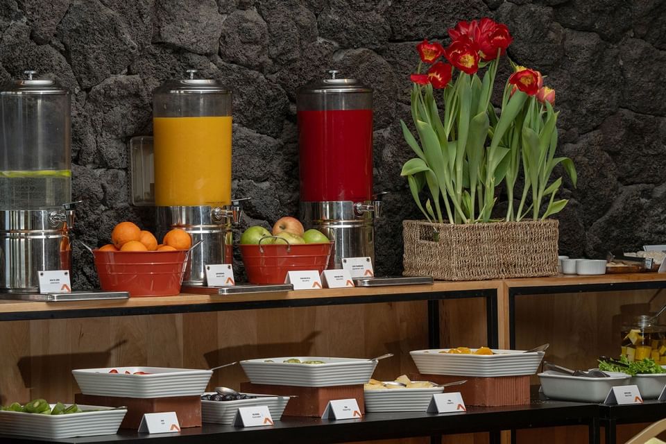 Buffet at Hotel Cumbres Puerto Varas in Chile