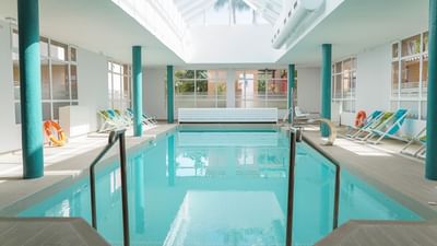Indoor pool at Los Amigos Beach Club
