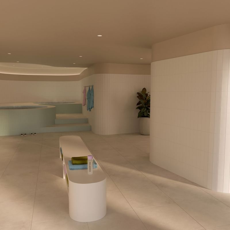The Archive Wellness Area - Render