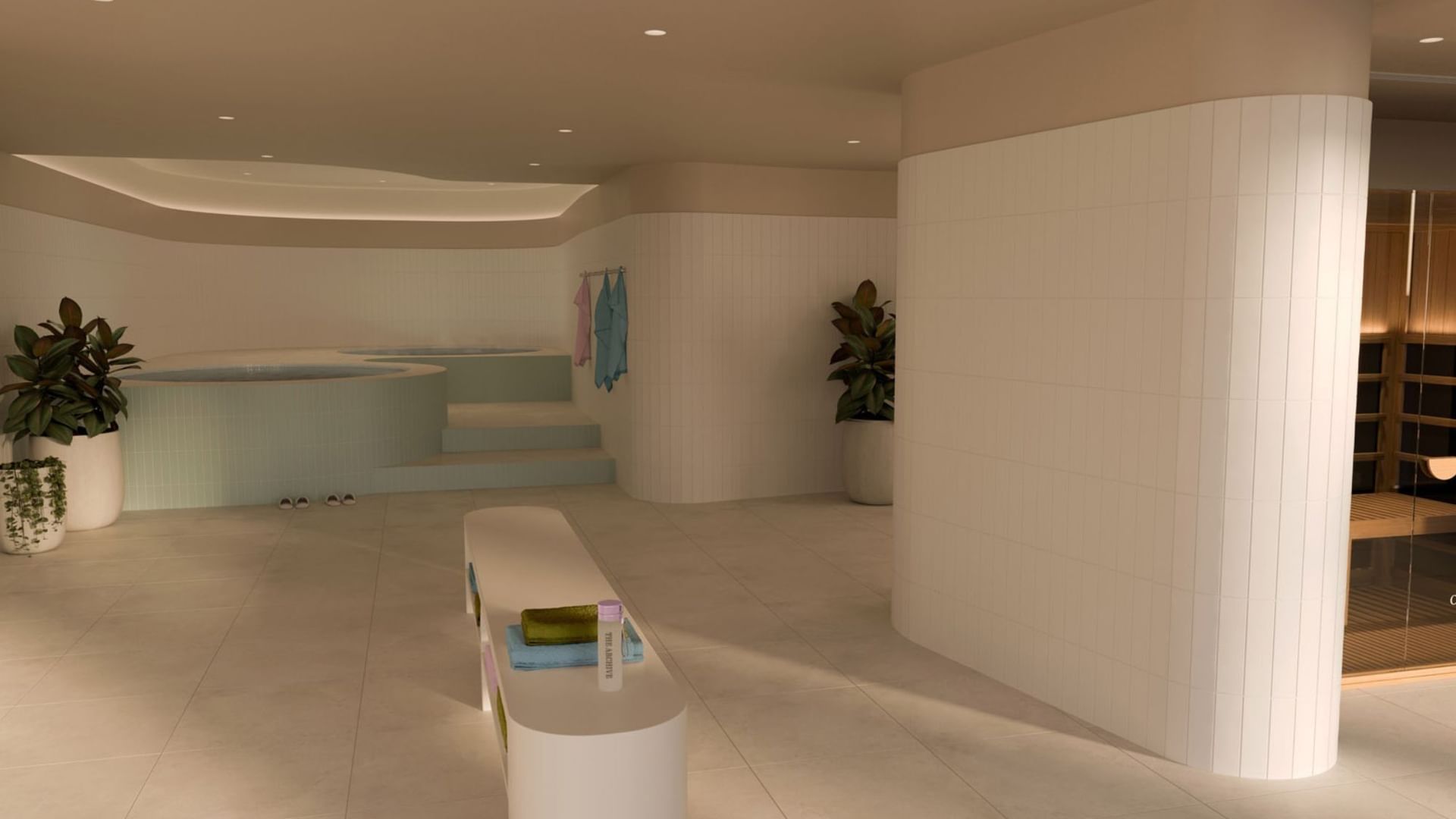 The Archive Wellness Area - Render