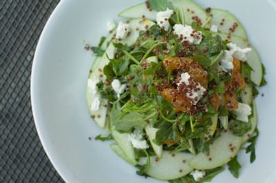 Delicious arugula salad