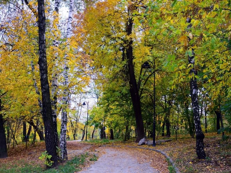Walkway of Tangamanga park near FA San Luis Potosí