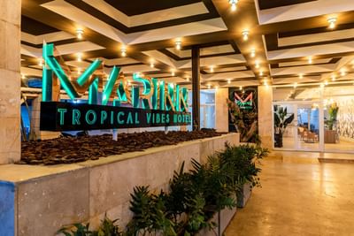 Exterior view of MARINN Tropical Vibes entrance and motor lobby