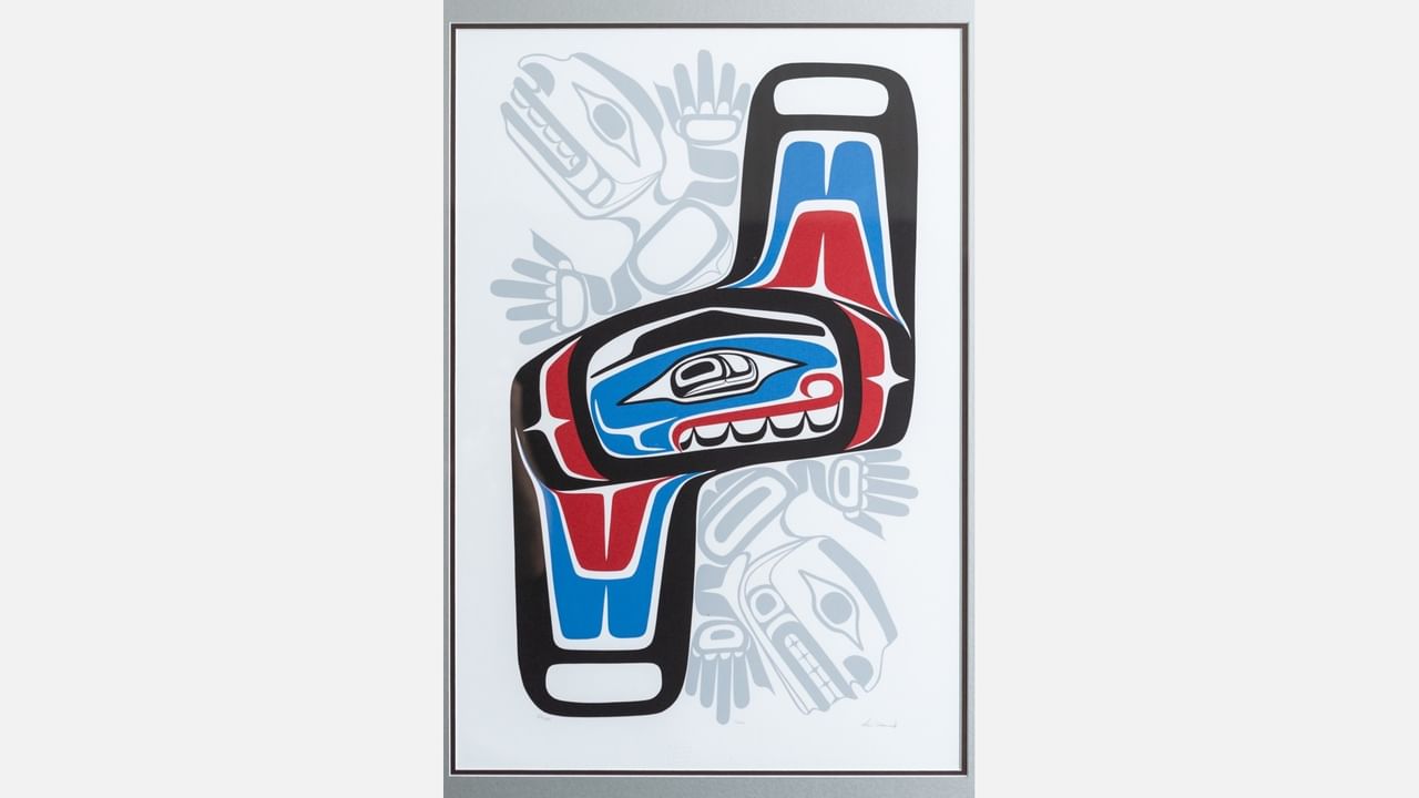 Art work located on the Cedar Gallery Floor