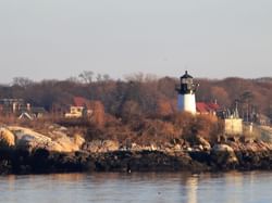 Ten pound island lighthouse near Beauport Hotel Gloucester