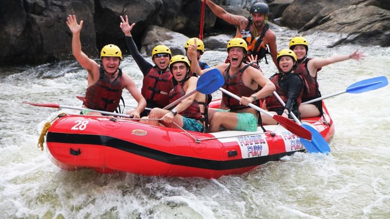 Rafting at Novotel Cairns Oasis