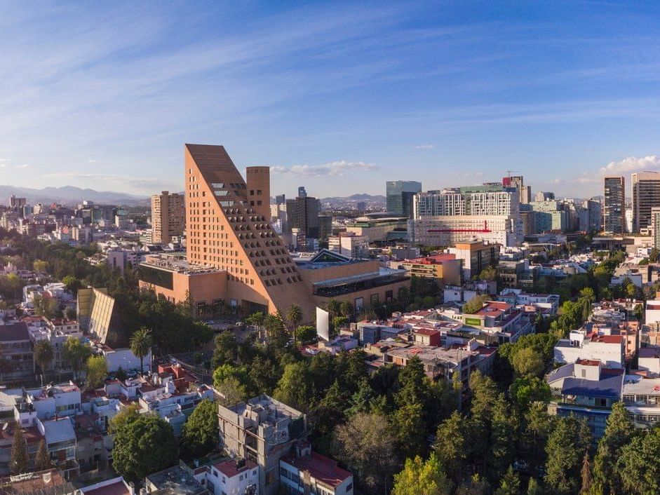 Vista aérea de Chapultepec y Polanco, Gran Fiesta Americana