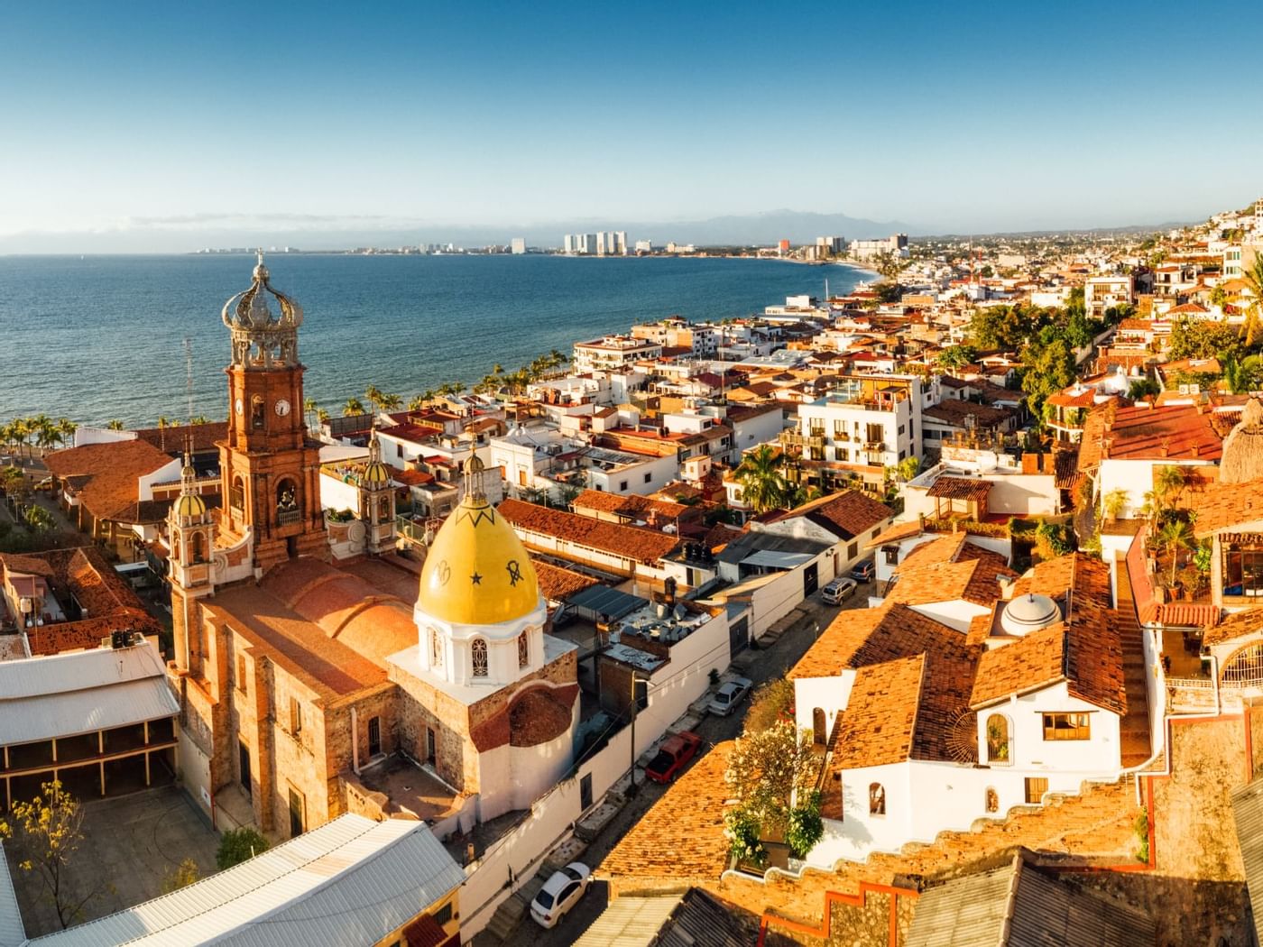 Vista aérea cerca de Hoteles Fiesta Americana