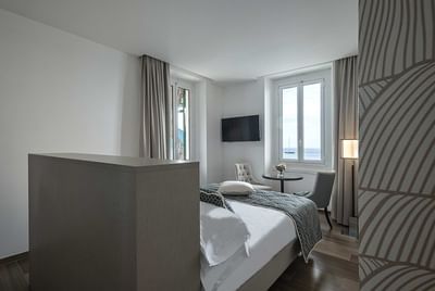 Extasis Room with a TV & working area at Sublimis Boutique Hotel Camogli