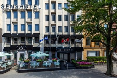 Exterior view of SENS Hotel