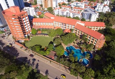 Vista Arial del Hotel