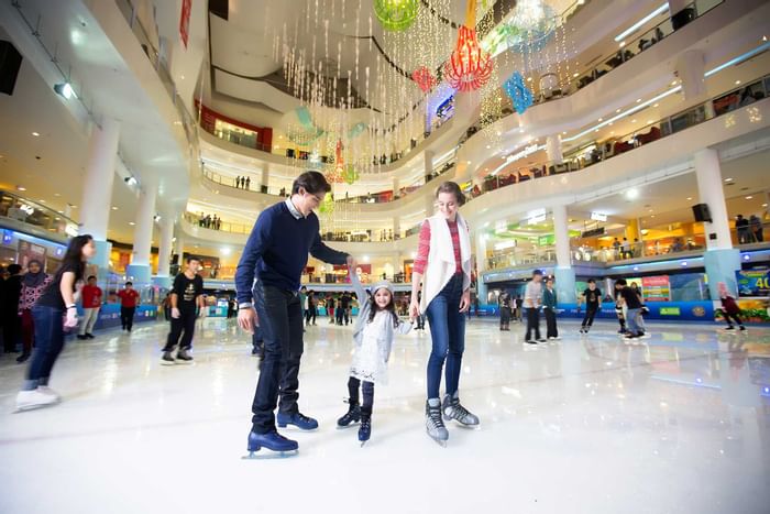 Sunway Pyramid Ice Skating Rink near Sunway Resort Hotel