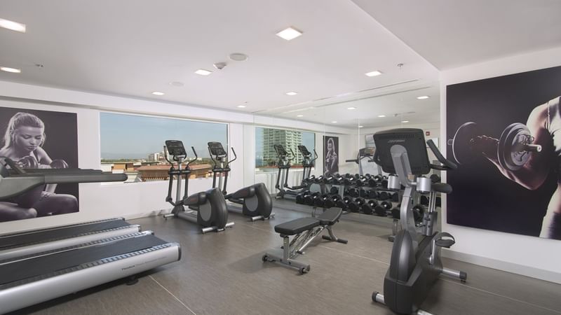 Gym area with equipments at Gamma Querétaro