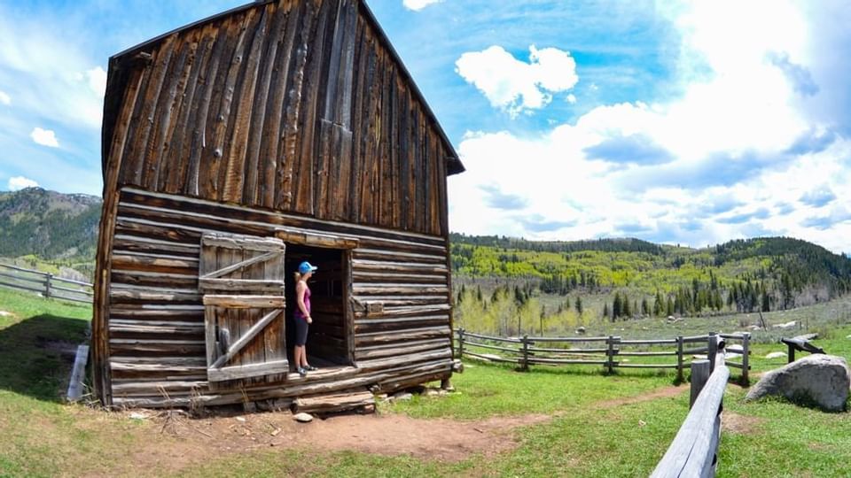 A lady in Mad Creek Trail near Legacy Vacation Resorts