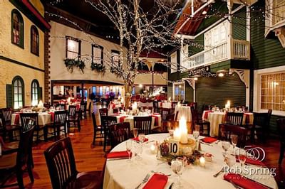 Wedding reception in the courtyard